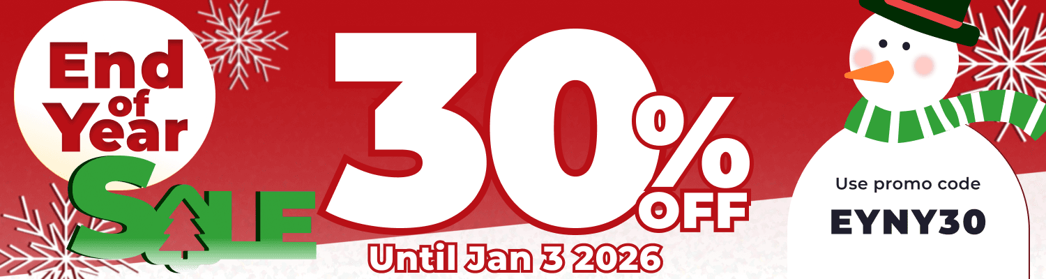 End of Year Sale - 30% OFF